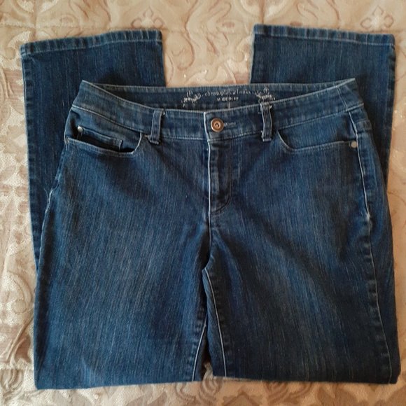 Christopher & Banks Dark Wash Modern Fit Women's Jeans - Size - 6 Short - Picture 3 of 9